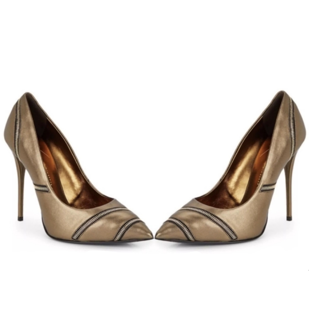 Giuseppe Zanotti bronze heels